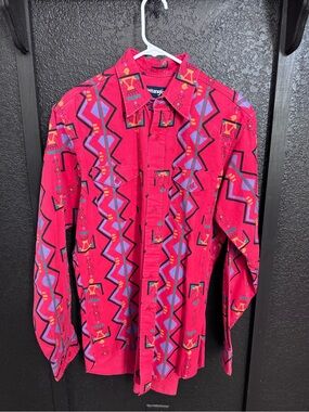 Wrangler Red Aztec Brushpopper 16-35 Large
